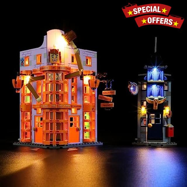 LIGHTAILING Light For Lego- 76422 Diagon Alley: Weasleys' Wizard Wheezes - Led Lighting Kit Compatible With Lego Building Blocks Model - NOT Included The Model Set