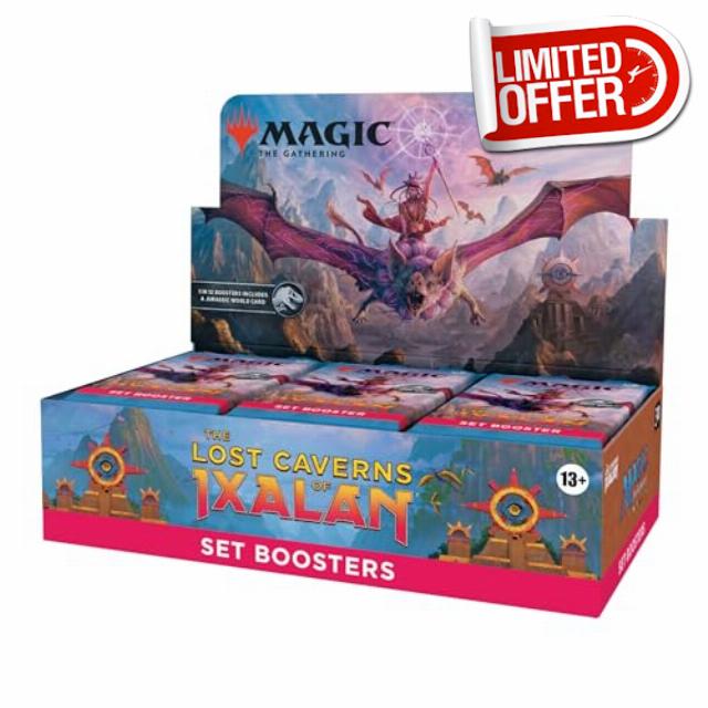 Magic: The Gathering The Lost Caverns of Ixalan Set Booster Box - 30 Packs + 1 Box Topper Card (361 Magic Cards)
