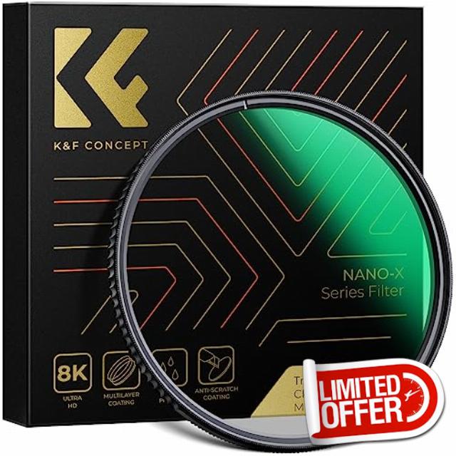 K&F Concept 52mm True Color Polarising Filter Circular Polarizing CPL