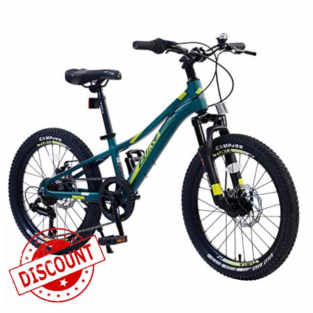 MAKELEN Mountain Bike for Big Kids Bike for 5-12 Years Old Boys and Girls 7 Speed