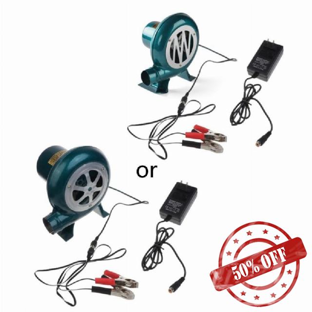 BBQ Blower Charcoal Chimney Starter BBQ Fan Electric Air Blower Camping Starter For Ourdoor Barbecue Camping Cooking 12V Wood Fire Stove Indoor Fire Stove Outdoor Cooking BBQ Fire Stove Indoor Cooking