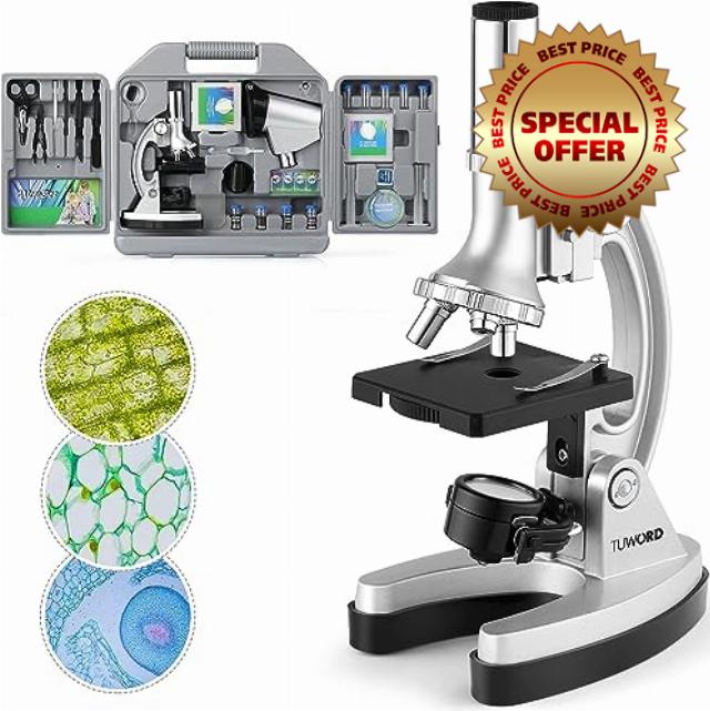 Tuword Microscope for Kids