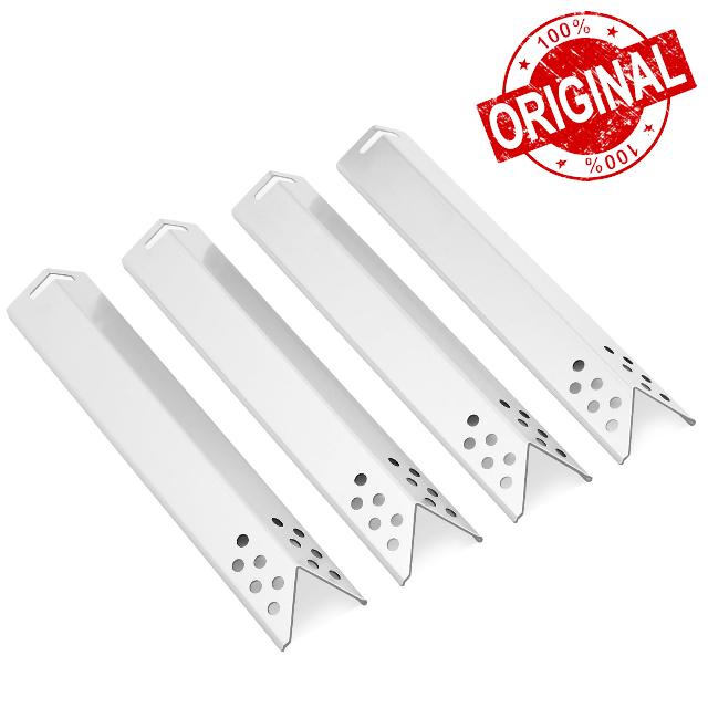 BG2824B Heat Plates Replacement for Expert Grill Parts 5210050 Stainless Steel Heat Tent BG2824BP BG2824BN Grill Heat Shield XG17-096-034-04 XG17-096-034-04 Expert Grill Accessories Burner Covers 4Pcs