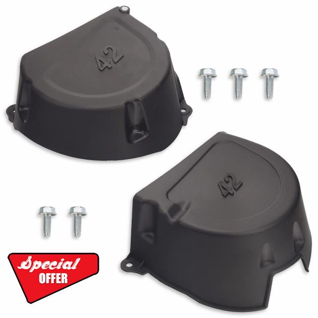 MWEDP GY21084C GY21773 GY21084 GX22456 LH/RH Shield w/Screws Compatible with John D-eere 107S