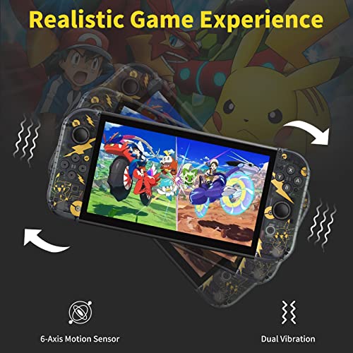 Joy cons Controller for Nintendo Switch/Lite/OLED with Dual Vibration/Wake-up/Screenshot