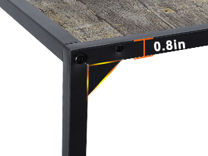 C Shaped End Table