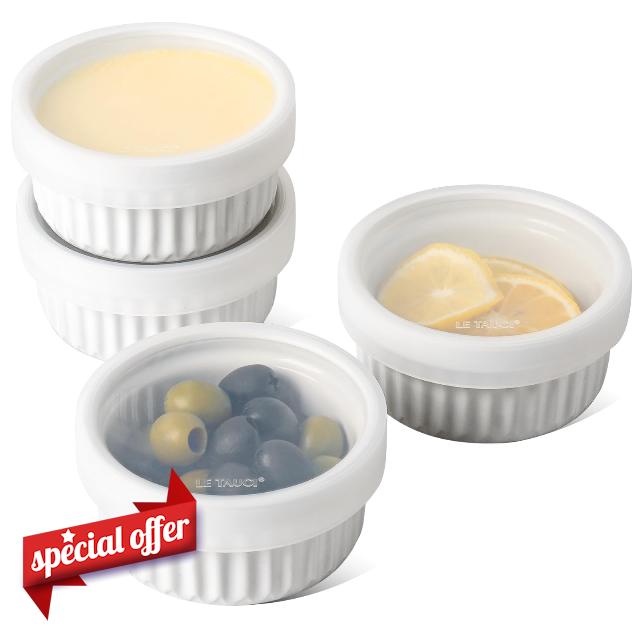 LE TAUCI Ramekins with Lids