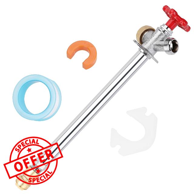 Hromee 12 Inch Frost Free Sillcock