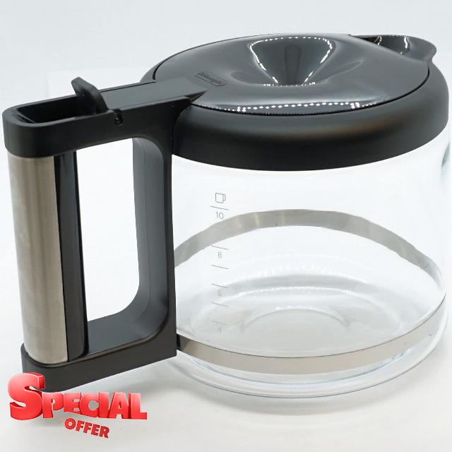 Replacement For Compatible With Replacement 10-Cup Coffee Carafe Assembly fits DeLonghi