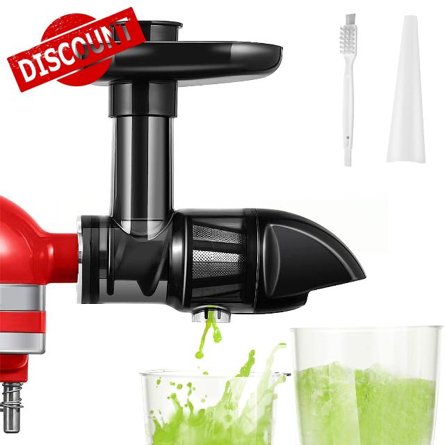 Masticating Juicer Attachment Compatible with KitchenAid All Models Stand Mixers