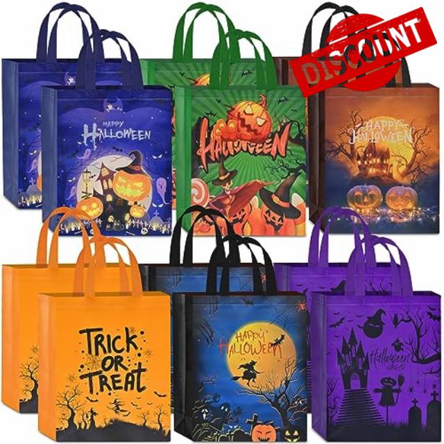 AhfuLife Halloween Bags for Trick or Treat