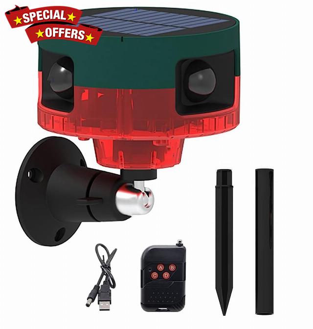 Solar Motion Sensor Alarm Outdoor