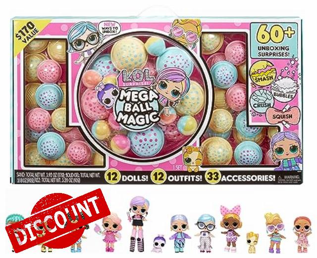 L.O.L. Surprise! Mega Ball Magic - 12 Collectible Dolls