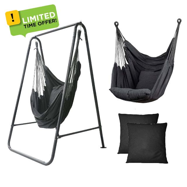 LAZEYARD Hammock Chair with Stand Included