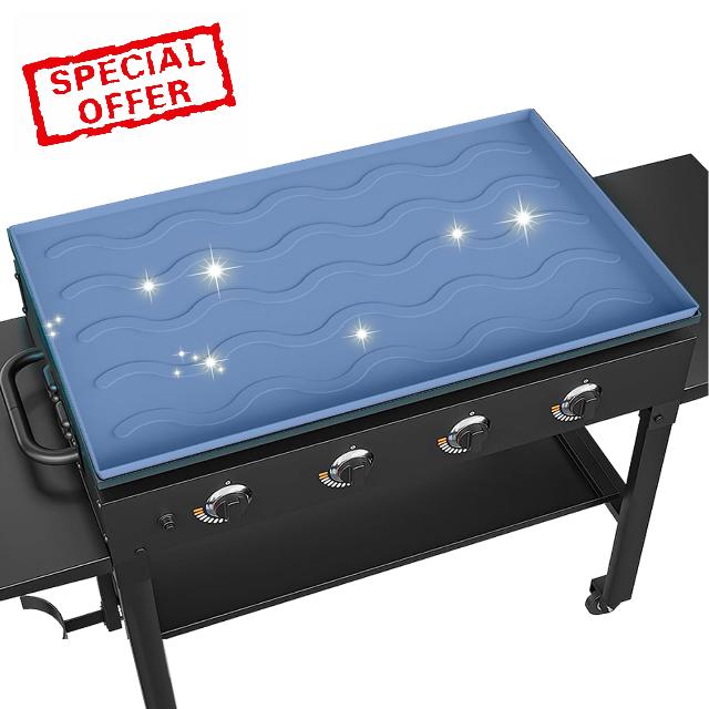36" Heavy Duty Silicone Griddle Mat Cover for Blackstone 36 inch Griddle