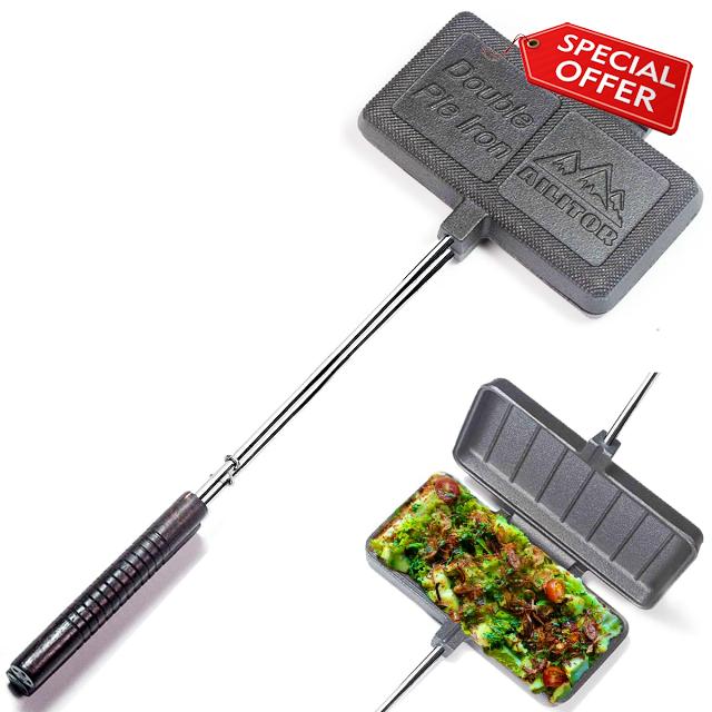 Double Pie Iron Sandwich Maker for Camping