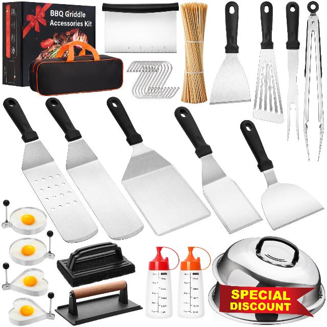 AIKWI 130Pcs Griddle Accessories Kit