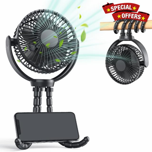 ATEngeus 5’‘ Stroller Fan