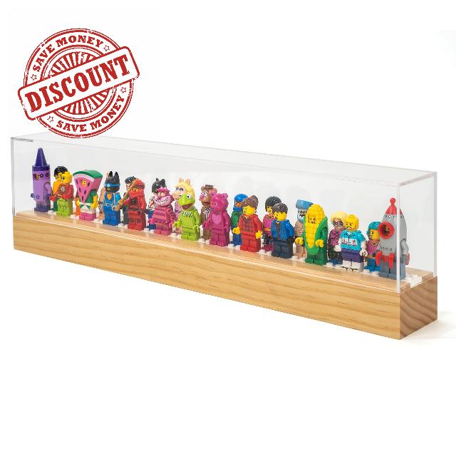 Matterkids Minifigure Display Case with UV Protection Cap