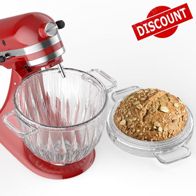 Bread Bowl with Baking Lid for KitchenAid Stand Mixer