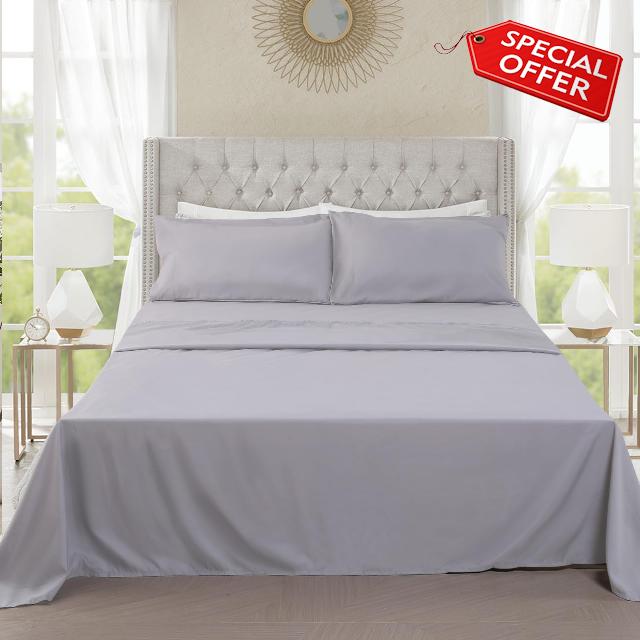 JOSOP Soft King Sheet Set-4 Piece Cooling Bed Sheets