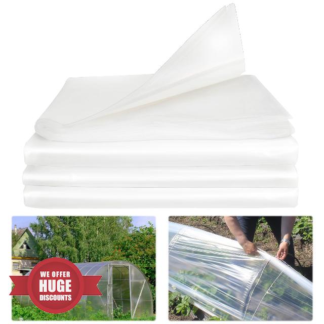 6 Mil Greenhouse Clear Plastic Film
