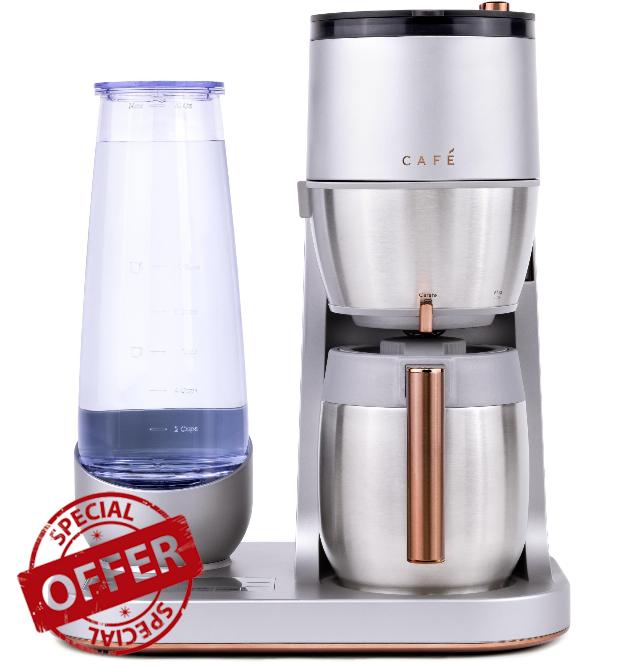 Café Specialty Grind and Brew Coffee Maker | 10-Cup Thermal Carafe| Single-Serve Option| WiFi Enabled Technology | Smart Home Kitchen Essentials | SCA Certified
