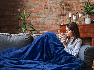 heating blanket throw