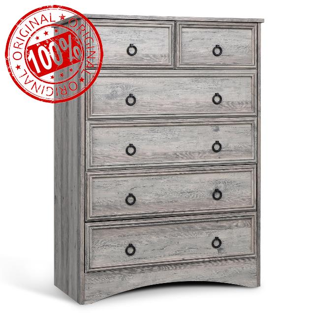 VVFLU Tall Dresser Grey for Bedroom