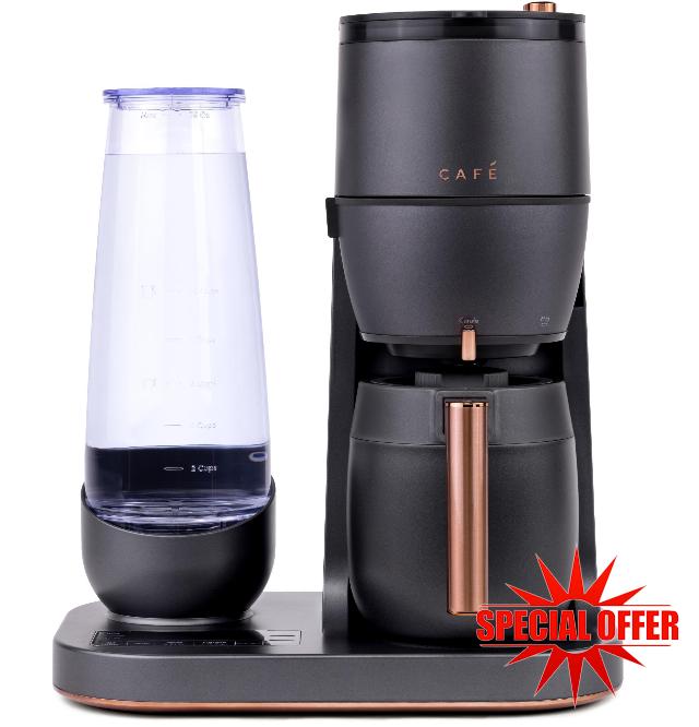 Café Specialty Grind and Brew Coffee Maker with Thermal Carafe