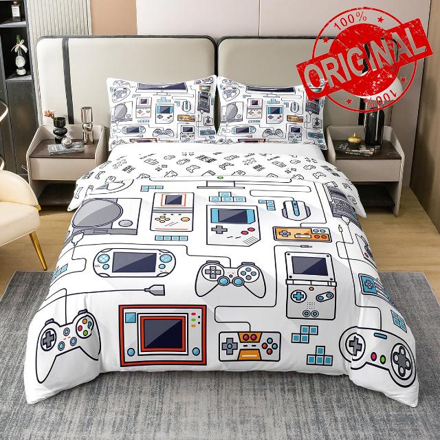 100% Cotton Gamer Bedding Sets for Boys