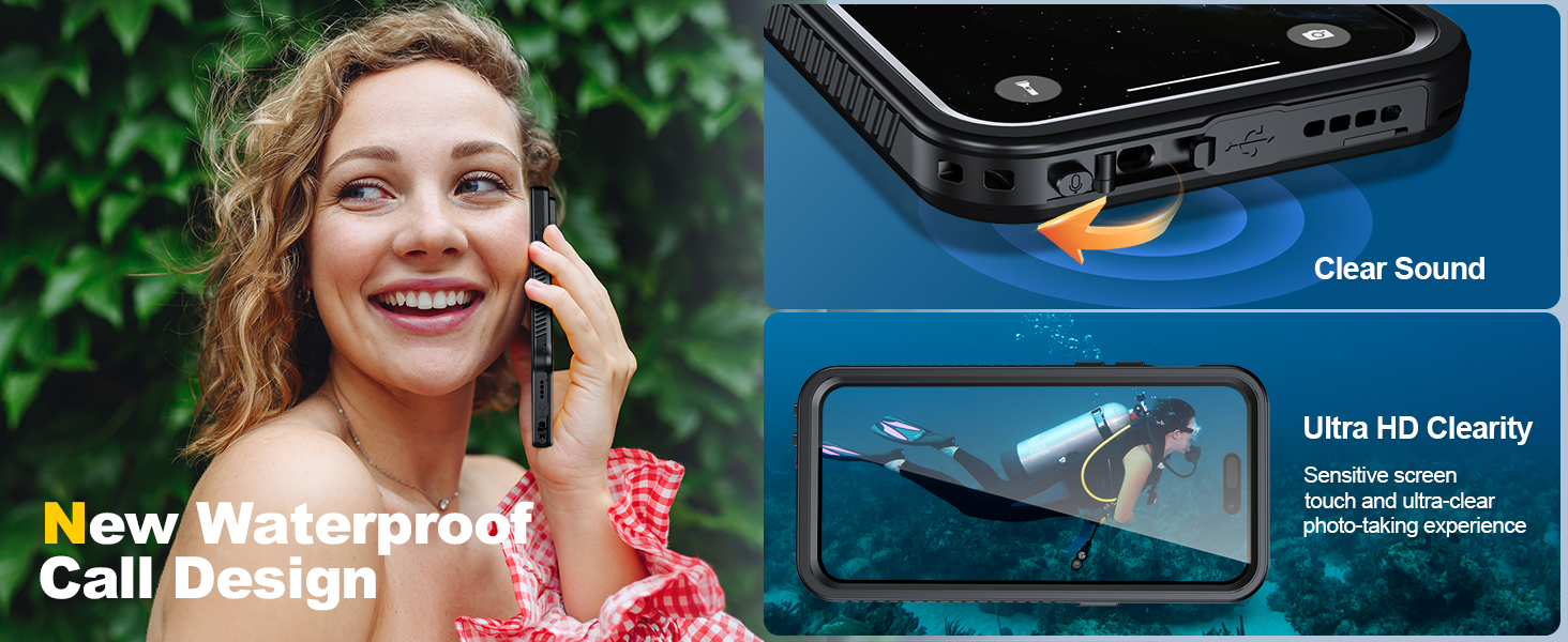 iPhone 15 Pro max case waterproof