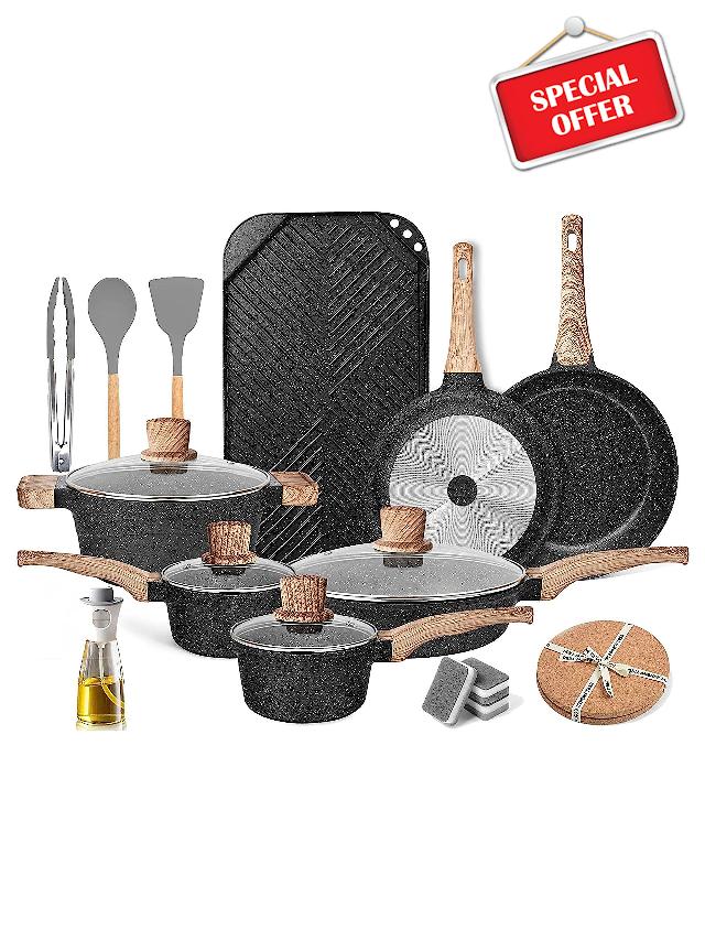 Wakatipu 20 Pcs Pots and Pans Set