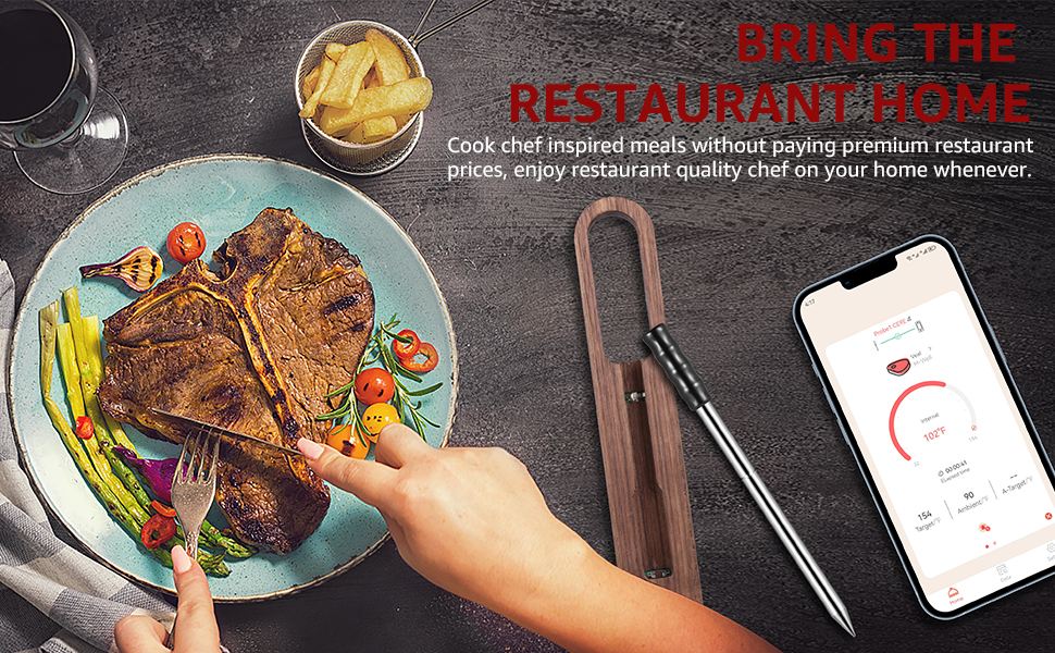 bluetooth meat thermometer wireless