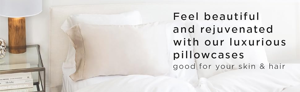 Discover Night pillowcase silk dual satin cooling pillow king queen standard sleep hair beauty
