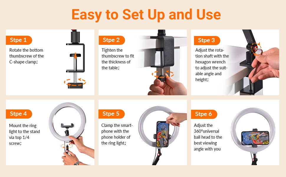 overhead phone mount for recording