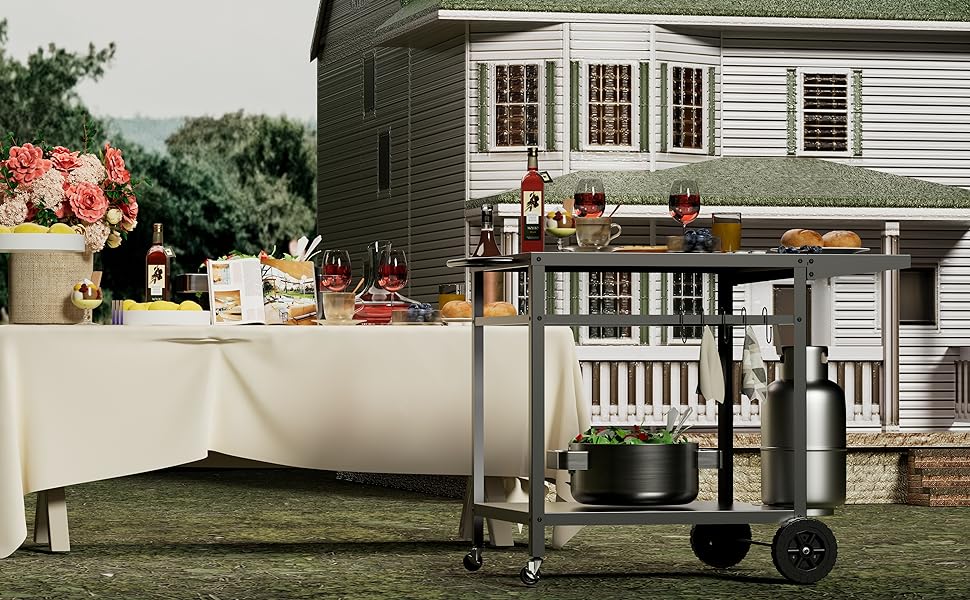 grill tables for outside camping