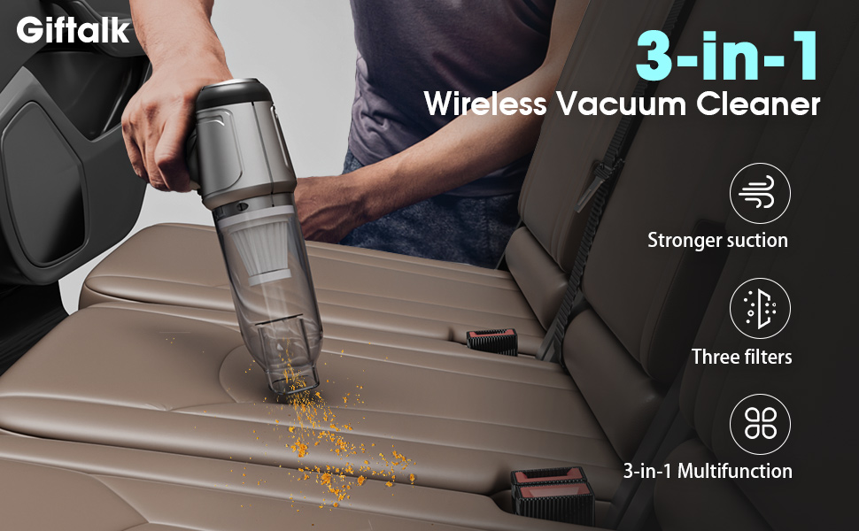 car vacuum cleaner high power wireless handheld mini cordless rechargeable portable hand held car