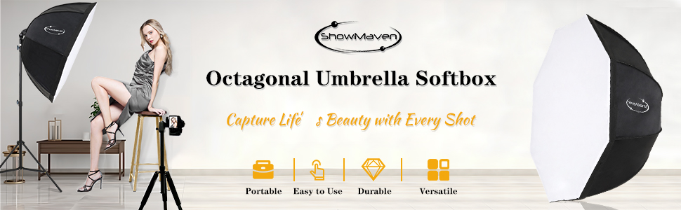 Umbrella softbox