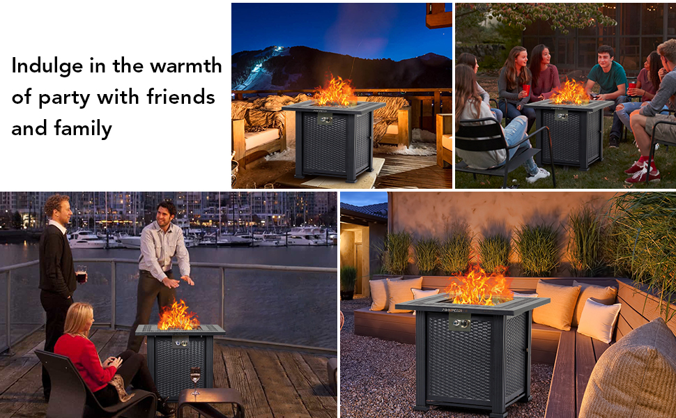 propane fire pit table
