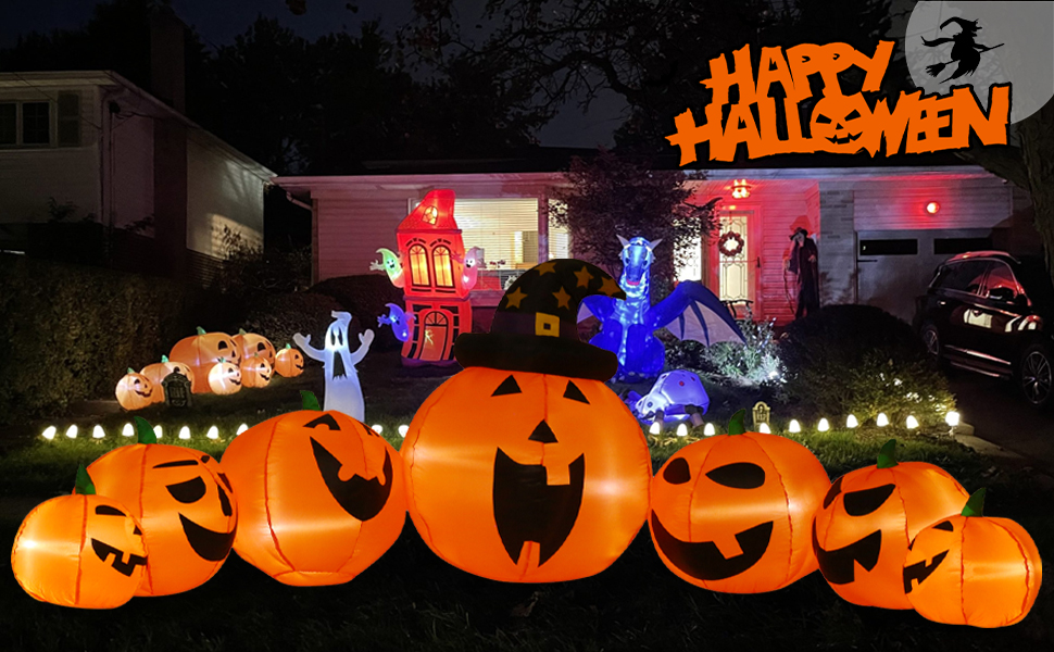 inflatable pumpkin