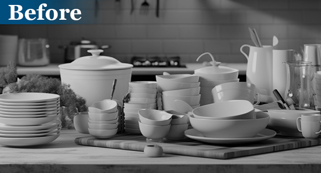before using the dish drying rack