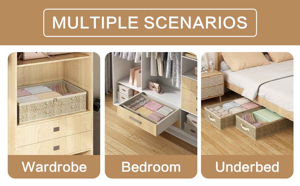 Clothes Organizer with Sock Organizer