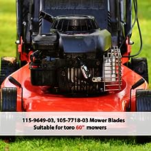 115-9649-03 lawn mower blades