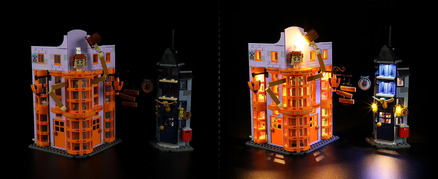LIGHTAILING Light for Lego 76422 Diagon Alley: Weasleys' Wizard Wheezes