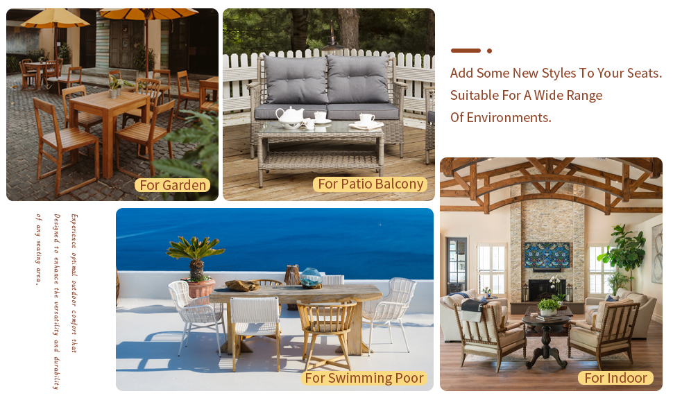 outdoor chair cushions