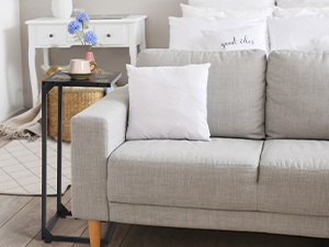 C Shaped End Table