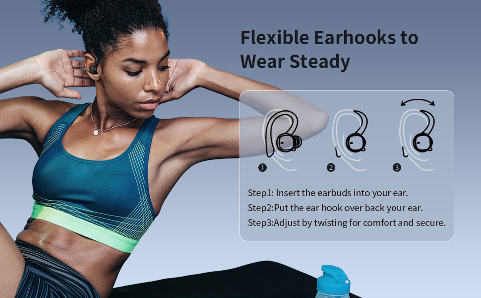 digital power display earbuds