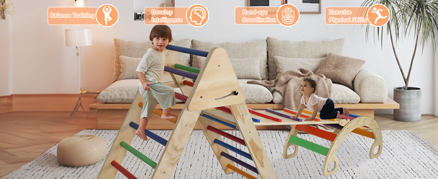 Pikler Triangle Climbing Toys