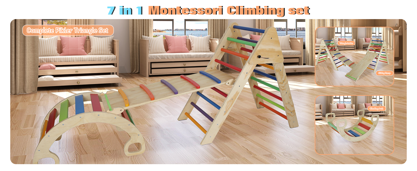 Pikler Triangle Climbing Toys